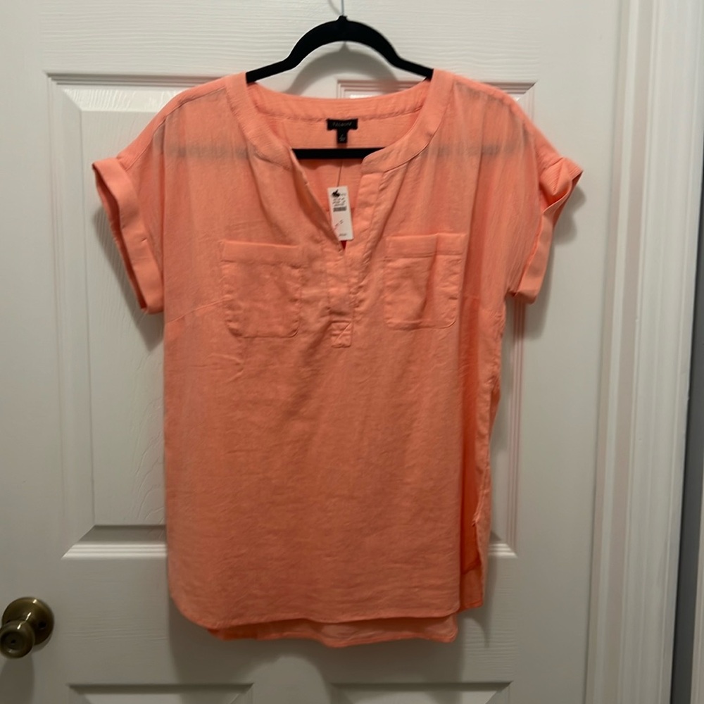 Peach Talbot Shirt, small